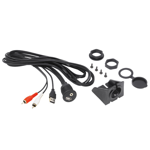 Hertz HMA USB AUX IN - extension cable, 2m