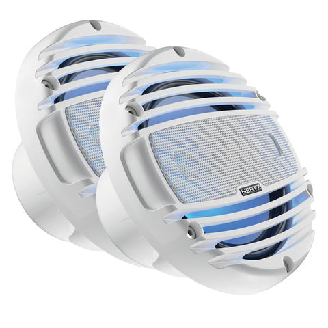 Hertz HMX 6.5-LD-TW - 6.5" 4Ohm Marine Speaker, White RGB