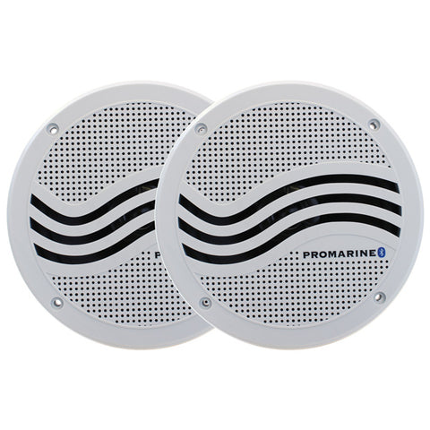 Promarine Bluetooth Speaker Slave White Set 6.5" 150w