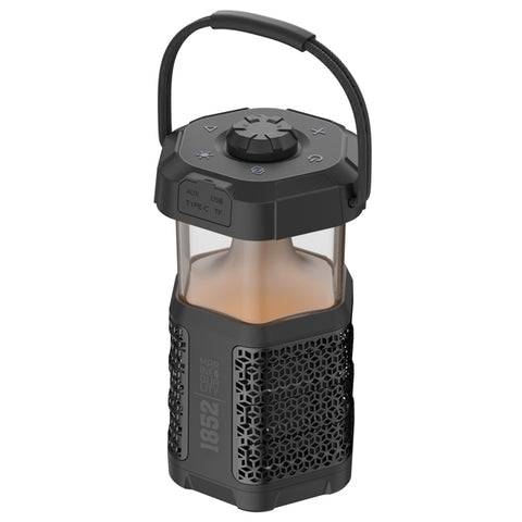 1852 Table lamp w/Bluetooth speaker, IPX6 waterproof