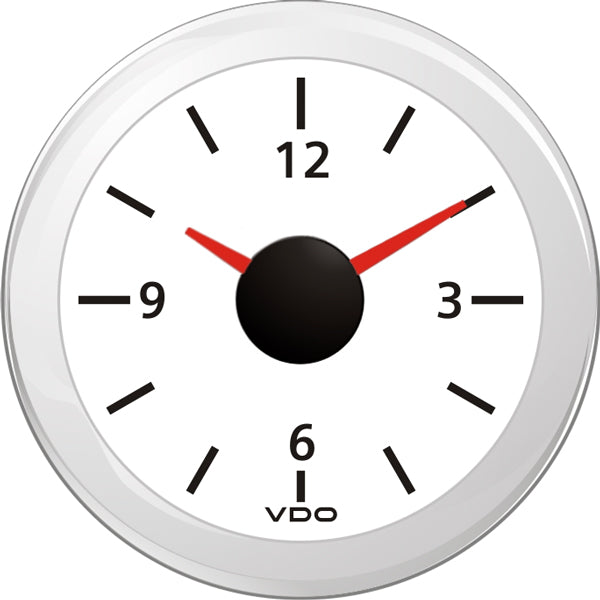 VDO gauge 12V, white ø52mm