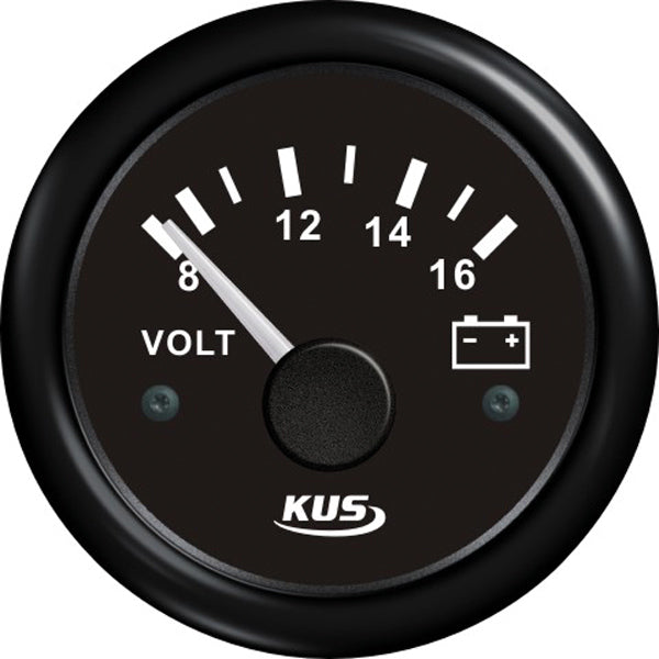 Kus voltmeter black 12V