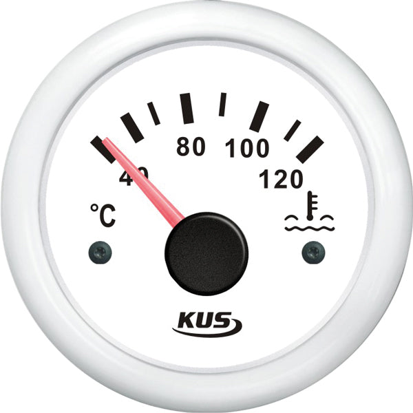 Kus coolant temperature white 40-120deg, 12/24v