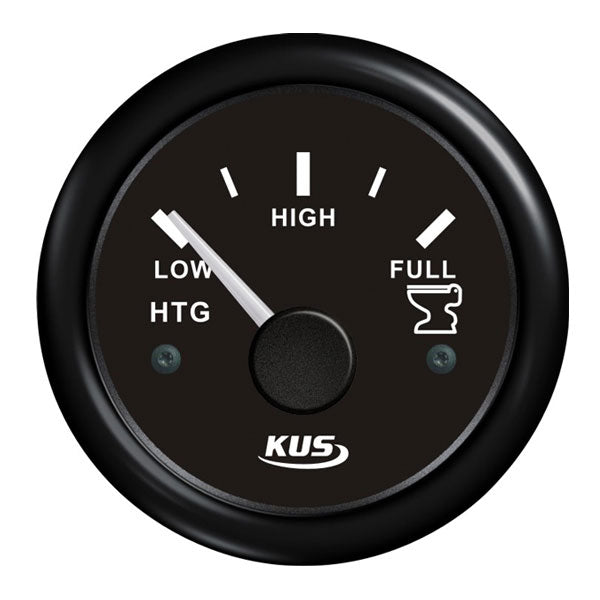 Kus tank gauge waste water, black 0-190ohm, 12/24V