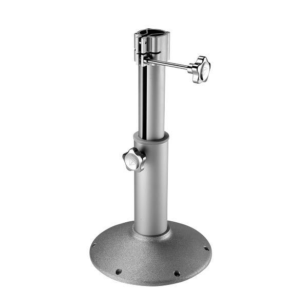 Heavy-duty chair base 40-60cm ø80mm, base plate 270mm 360°