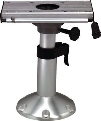 Chair base 35-47cm with swivel & sliding rails base plate ø23