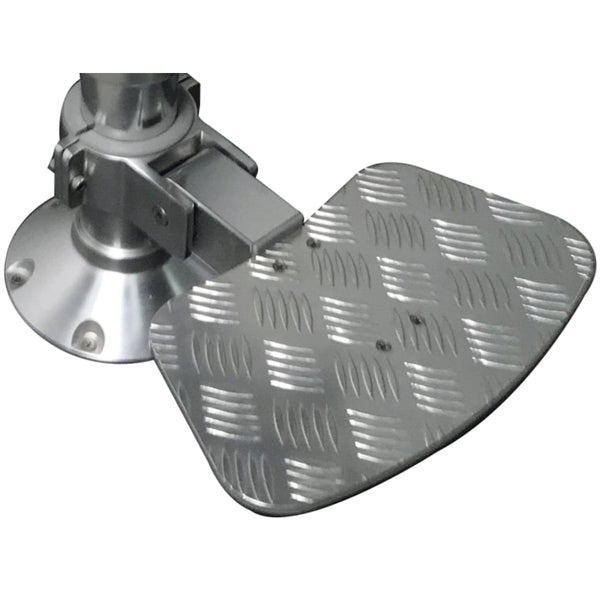 ESM footrest anodized aluminum for stands Ø73 and 87mm