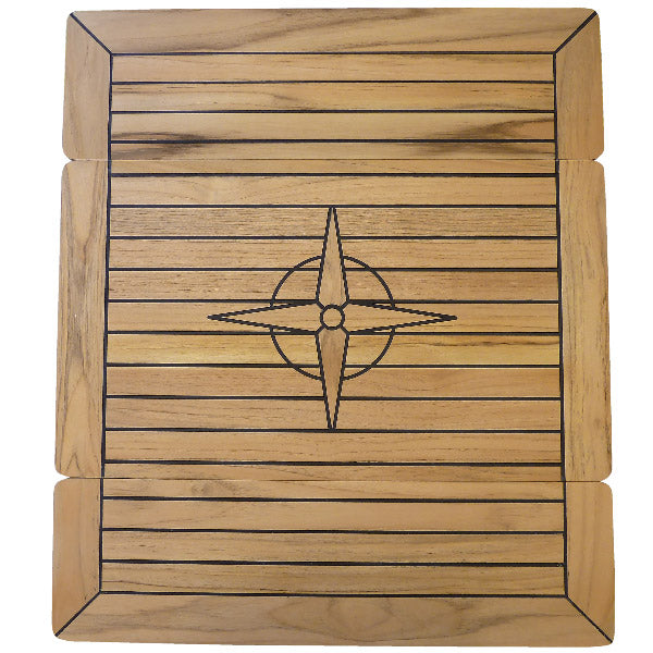 Foldable teak table 68 x 60 cm