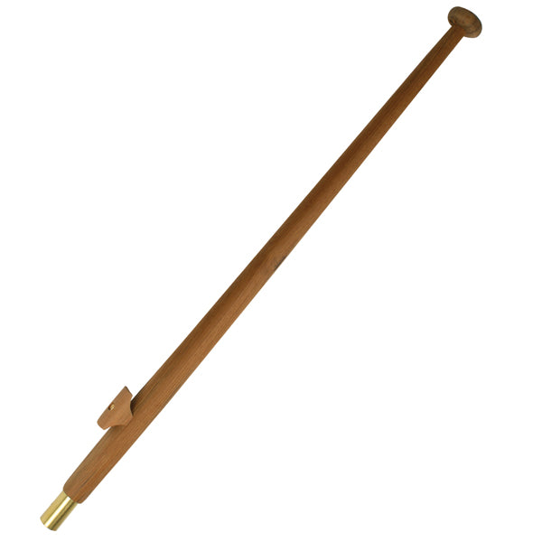 Roca Teak Flagpole 121cm Bushing 32mm