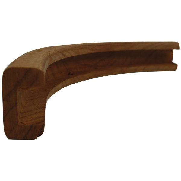 Corner u-profile outside 50 mm radius, 13mm groove