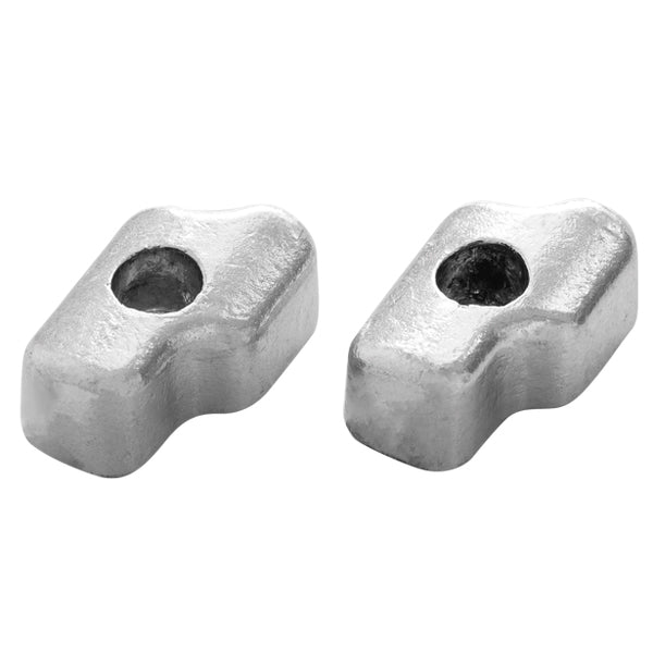 Zinc anode for flex-o-fold for 2-blade