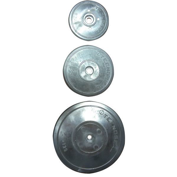 Zinc Rod Anode, 1 pair, Ø130mm 1030 g
