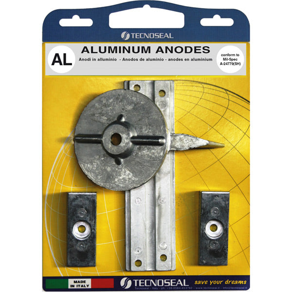 Aluminium anode kit for Mercury F30-F40-F60