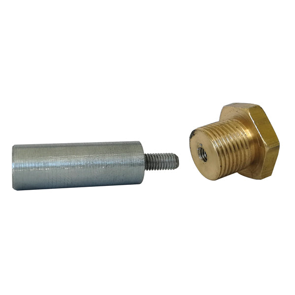 1852 Bukh engine zinc complete 12x35 M5 nut: 3/8