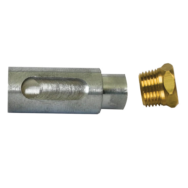 1852 Lombardini engine zinc complete: 14x26 nut: 1/2" BS