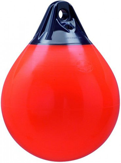 Polyform A7 Spherical Fender 1100x1420mm Red with Blue Top