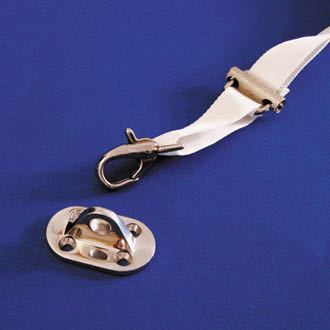 Hinge set with fittings for Fly Inox Bimini