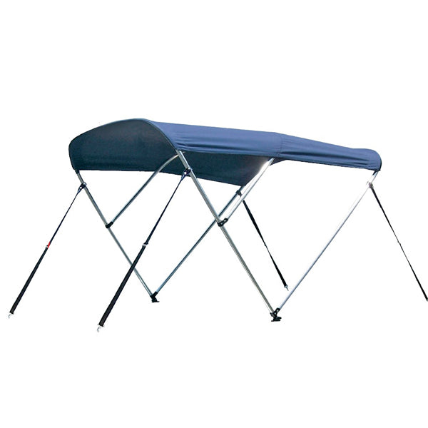 Bimini top 3-bow aluminum tube Ø25mm blue L180 W160-170 H110cm