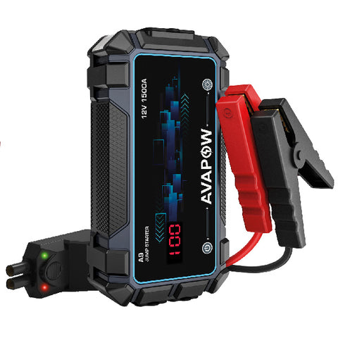 Avapow Jump Starter A9, 12V, 1500A Peak Current
