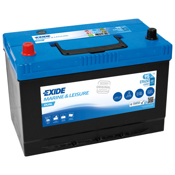 Exide Battery Nautilus 95Ah dual