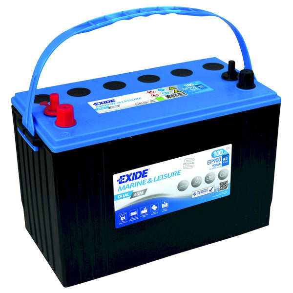 Exide Battery Dual AGM 720CCA - 100Ah Thread