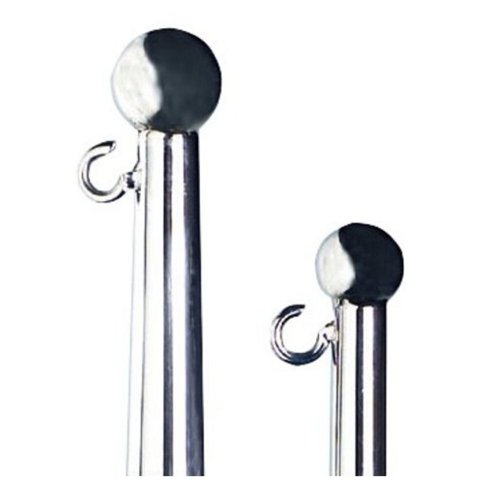 Flagpole AISI 316 with click-mounting L-750mm Ø25mm