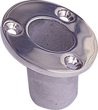 Flagpole holder SS countersunk Ø25mm