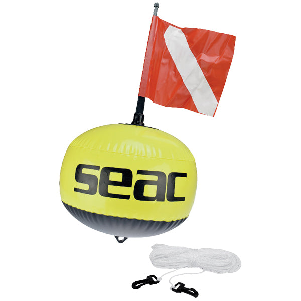 SEAC Dive Buoy with Flag + 25 m Line