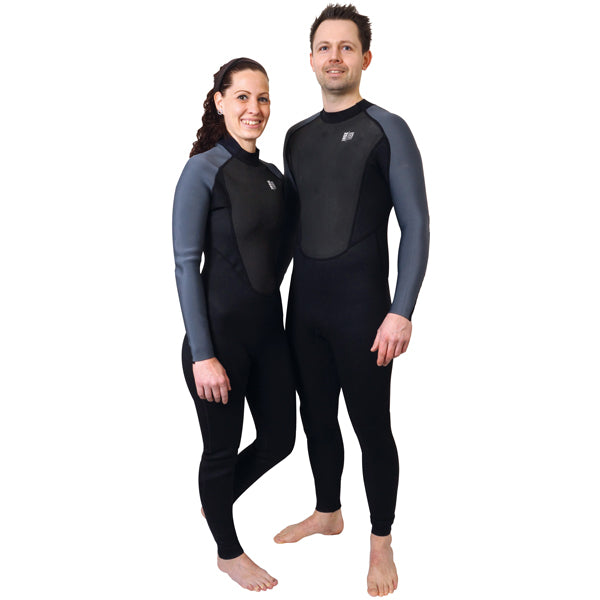 1852 Wetsuit Women's Long Model 3/2mm Black/Grey Size 34