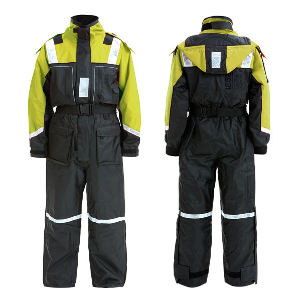 1852 buoyancy suit black/yellow 50N EN ISO 12402-6, size S