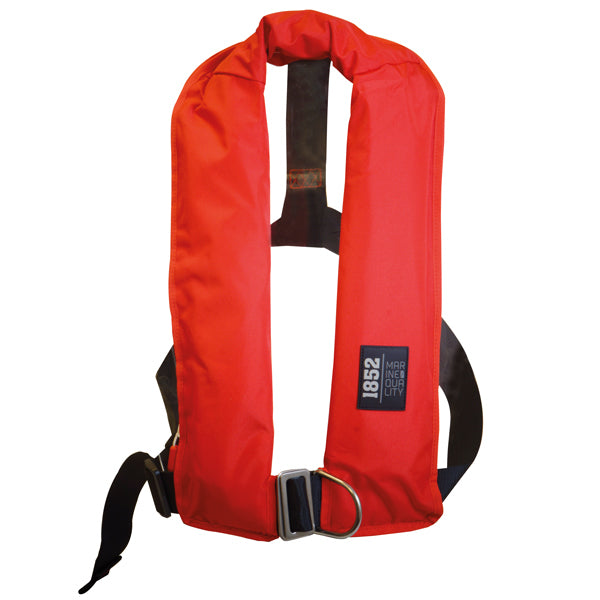 1852 Classic Automatic Life Vest, Red w/Harness 150N ISO