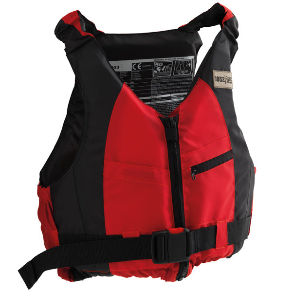 1852 Dinghy/kayak vest red/black 70+ kg