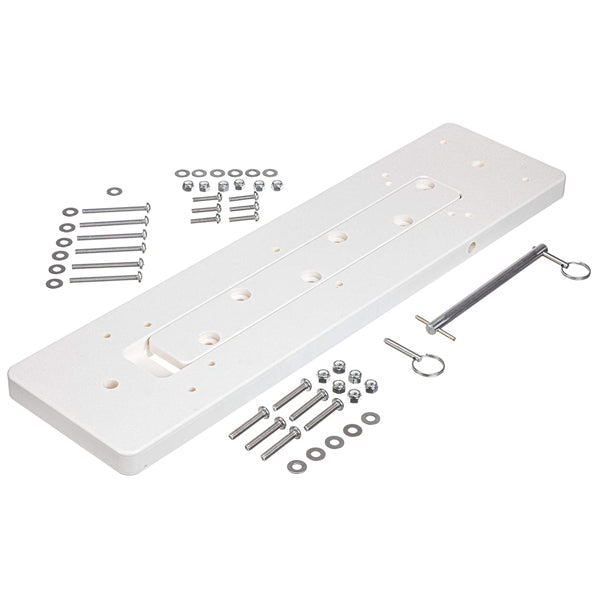 Mounting bracket for MotorGuide saltwater white
