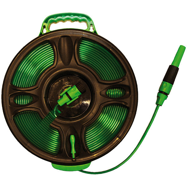 Hose Reel, Flat Hose on Reel, 15m