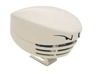Single electric horn 12 V mini white