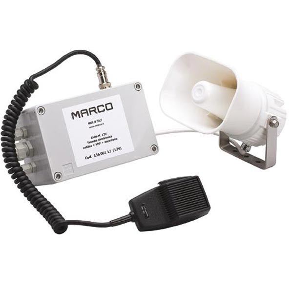 Electronic horn with microphone 24V