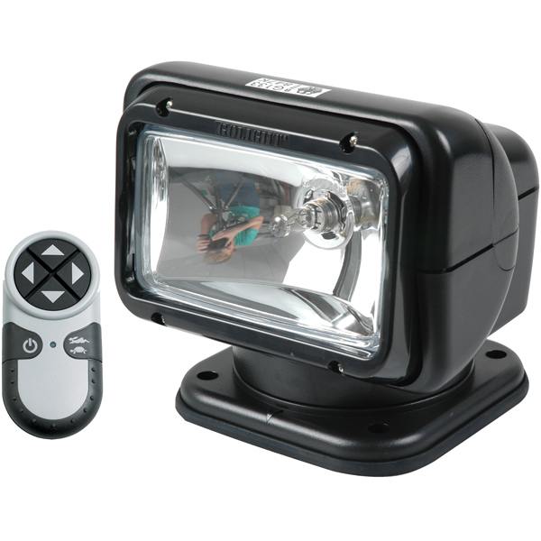Golight SearchLight Black 12V with Wireless Remote