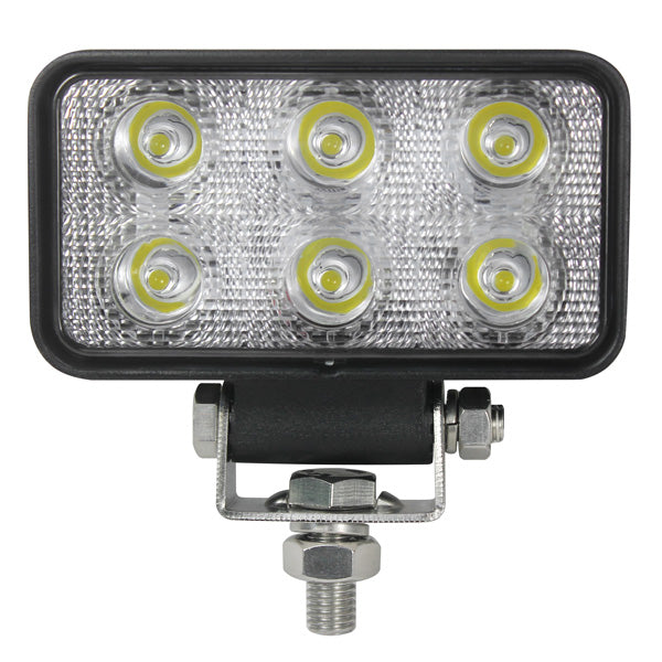 1852 deck light 10-30V, 9W Osram LED, Spot 753lm, 112x62x38mm