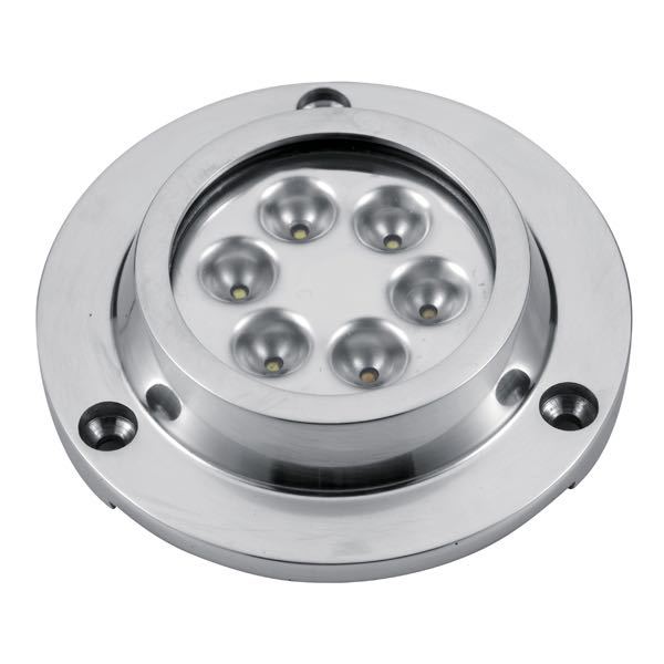 Surface-mounted underwater light 14.2 W 8-30 V 6 LED white