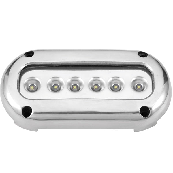 Underwater surface-mounted light 14.2W 10-30V 6 LED white