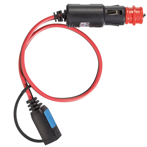 Cigarette lighter plug 12V to Victron charger