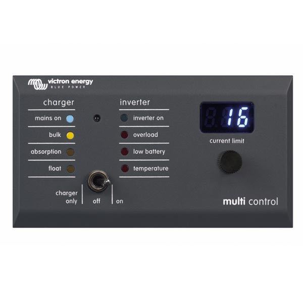 Victron control panel for Multi and Quatro angled connector