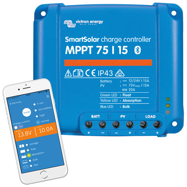 Victron solcellsregulator MPPT smart 100/50