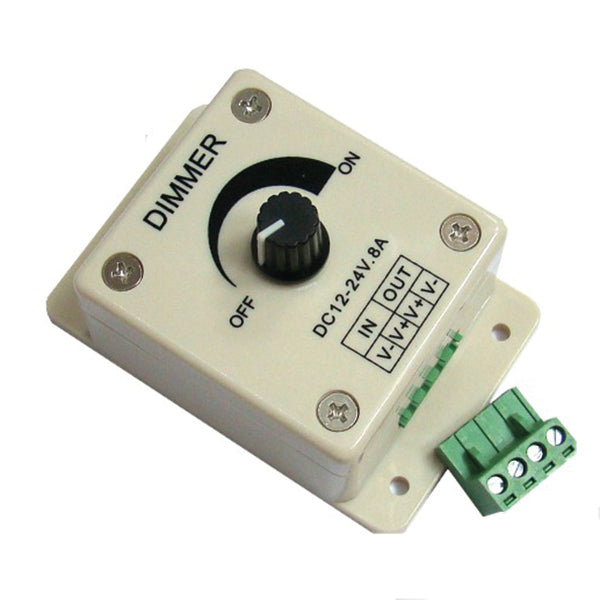 Nauticled PVM LED dimmer, 10-30 V ingång, max 8Amp utgång