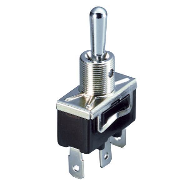 Rocker switch 3-pole (on)-off-(on) 12V 15A
