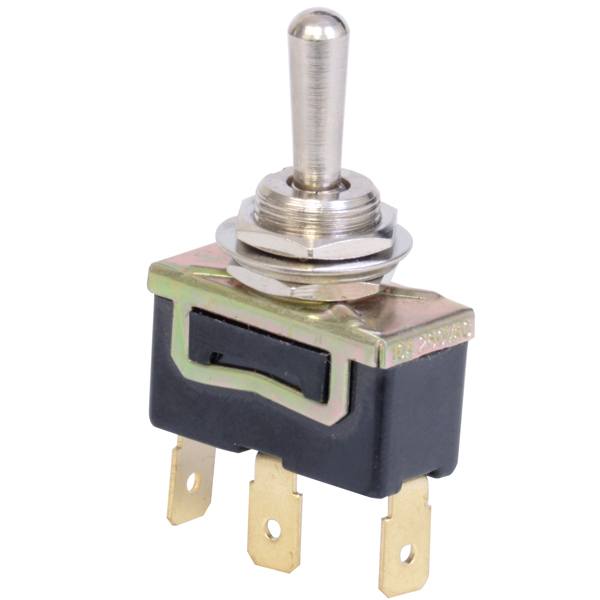 Toggle switch 3-pole on-off-on