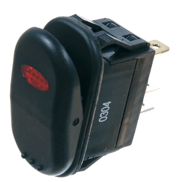 Rocker switch on power strip