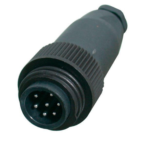 Philippi Male connector 4-pin 50 V 10 Amp for 1.5 mm2 cable