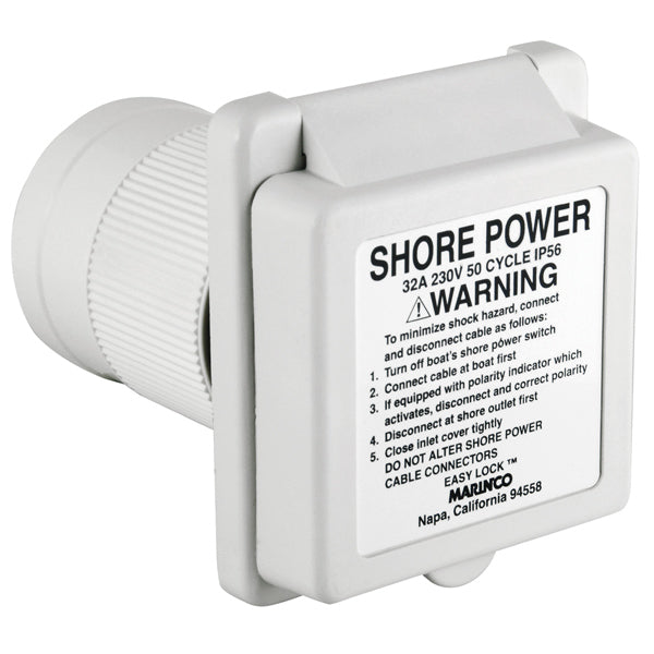 Marinco Shore Power Inlet Standard inlet, 32A