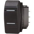 Blue Sea Systems vattentät switch Contura DPDT On-Off-On svart